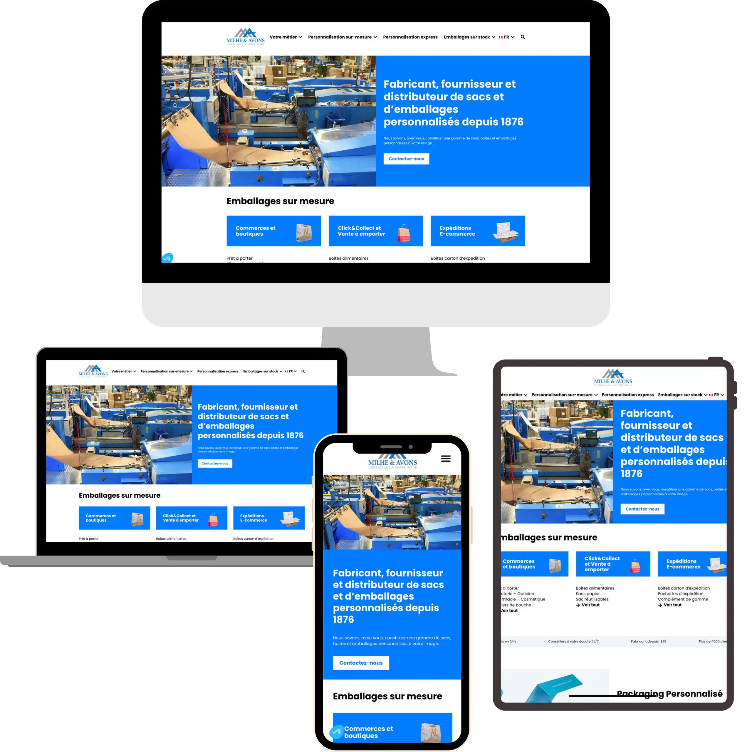 Site WordPress MTI créé par Digipros agence Lyon