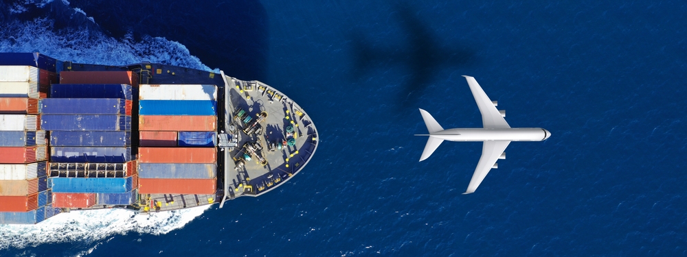 Aerial,Drone,Ultra,Wide,Concept,Photo,Of,Container,Terminal,And